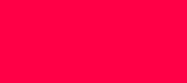 HEX color #FF0046, Color name: Torch Red, RGB(255,0,70), Windows: 4587775.  - HTML CSS Color